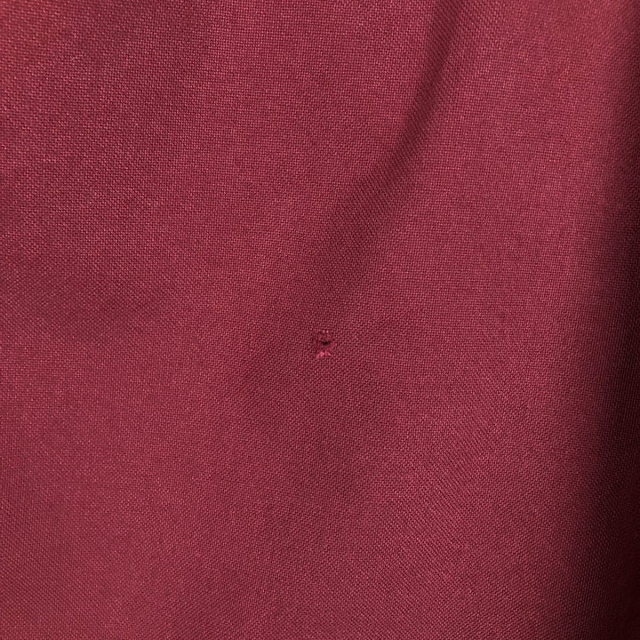 Ralph Lauren Classic Fit Short-Sleeve Button-Down Shirt, Men's Size M (approx.) cotton bordeaux Vintage Second Hand