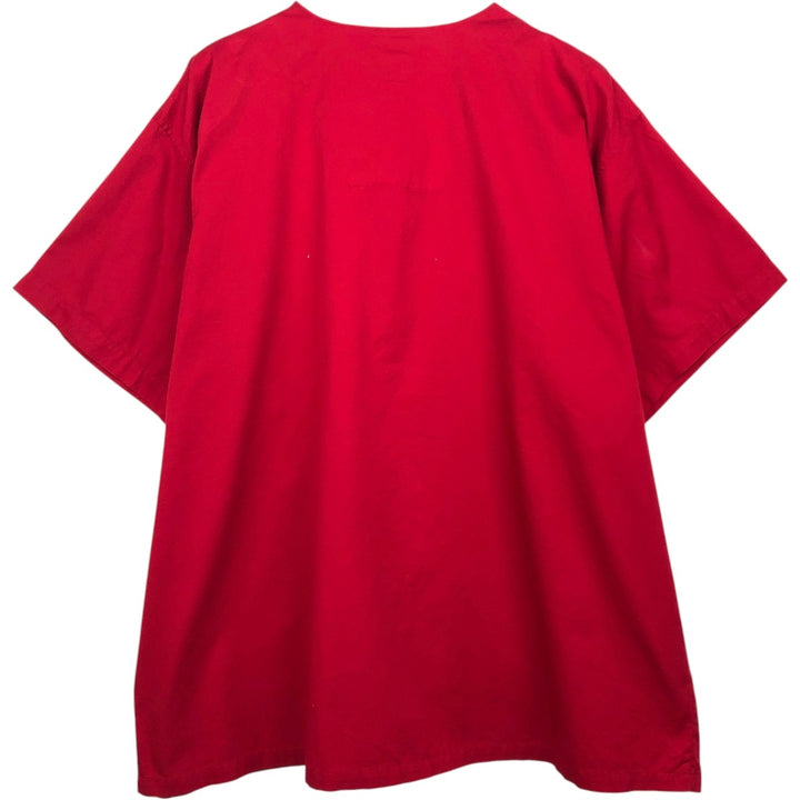Ralph Lauren POLO by Ralph Lauren UNDERWEAR Game Shirt Baseball Shirt Men's XL (approx.) cotton red type Vintage Second Hand