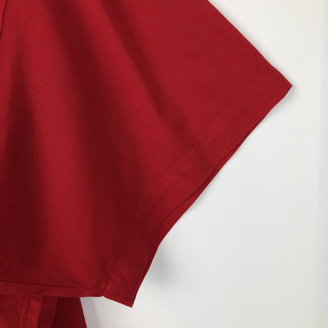Ralph Lauren POLO by Ralph Lauren UNDERWEAR Game Shirt Baseball Shirt Men's XL (approx.) cotton red type Vintage Second Hand