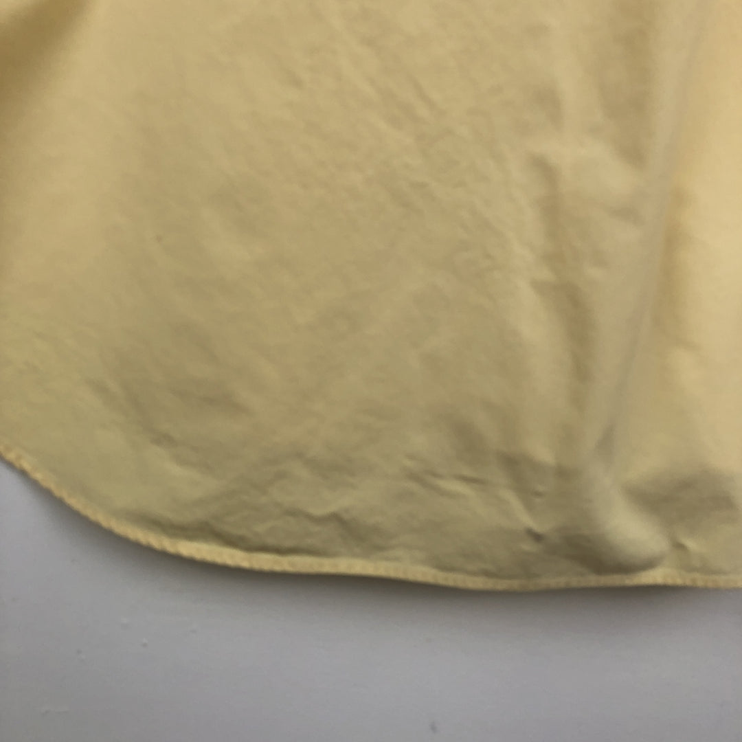 Ralph Lauren BLAKE short sleeve button down shirt, men's XL size cotton yellow type Vintage Second Hand