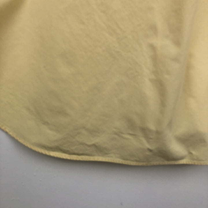 Ralph Lauren BLAKE short sleeve button down shirt, men's XL size cotton yellow type Vintage Second Hand