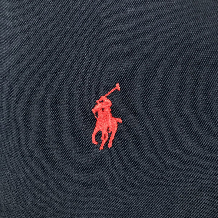 Ralph Lauren BLAIRE Short-Sleeve Button-Down Shirt, Men's XXL (approx.) cotton navy blue type Vintage Second Hand