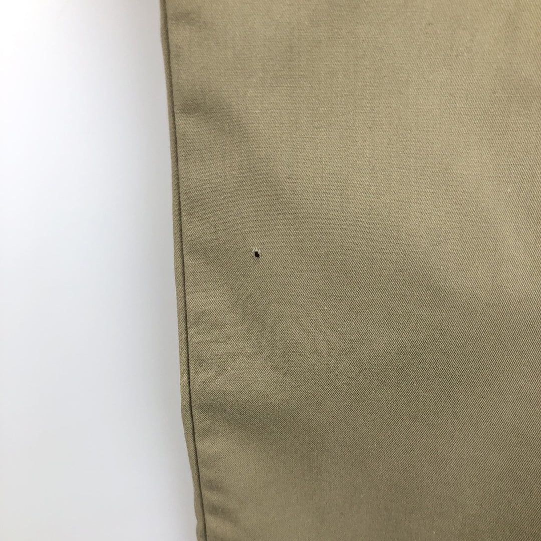 Dickies short-sleeved work shirt, boxy fit, made in USA, men's size XL. polyester Beige type Vintage Second Hand