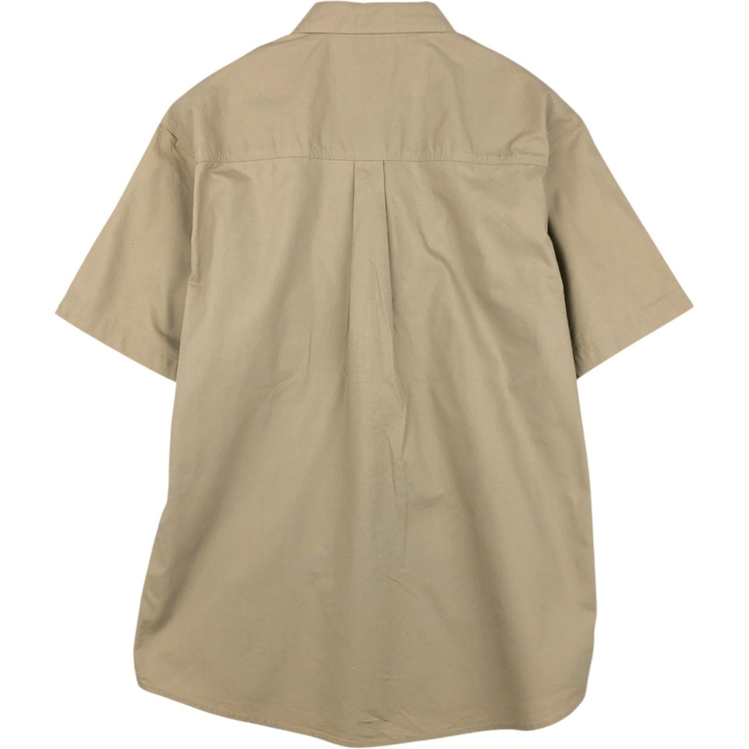 Carhartt short sleeve work shirt, size L for men cotton Beige type Vintage Second Hand