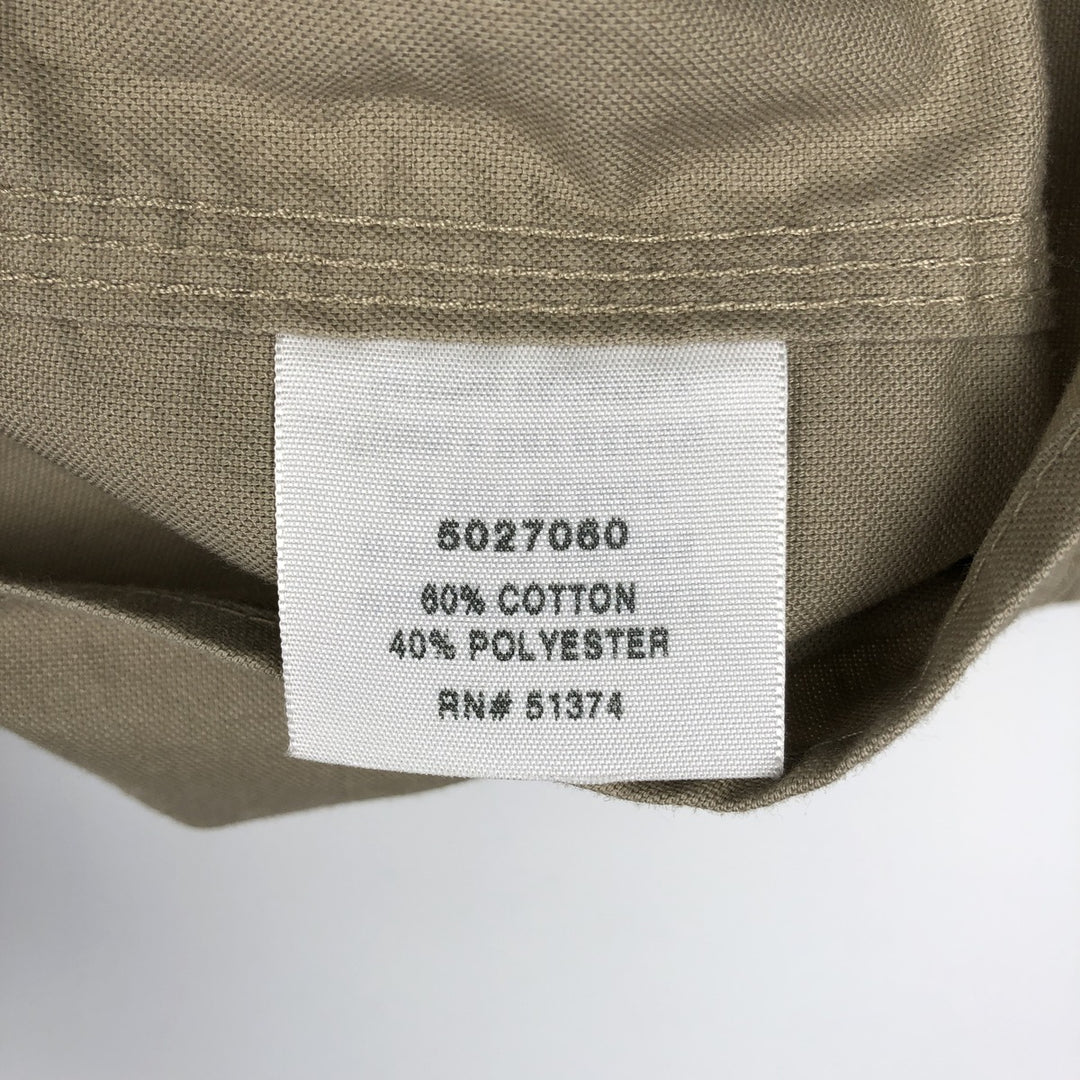 Carhartt short sleeve work shirt, size L for men cotton Beige type Vintage Second Hand