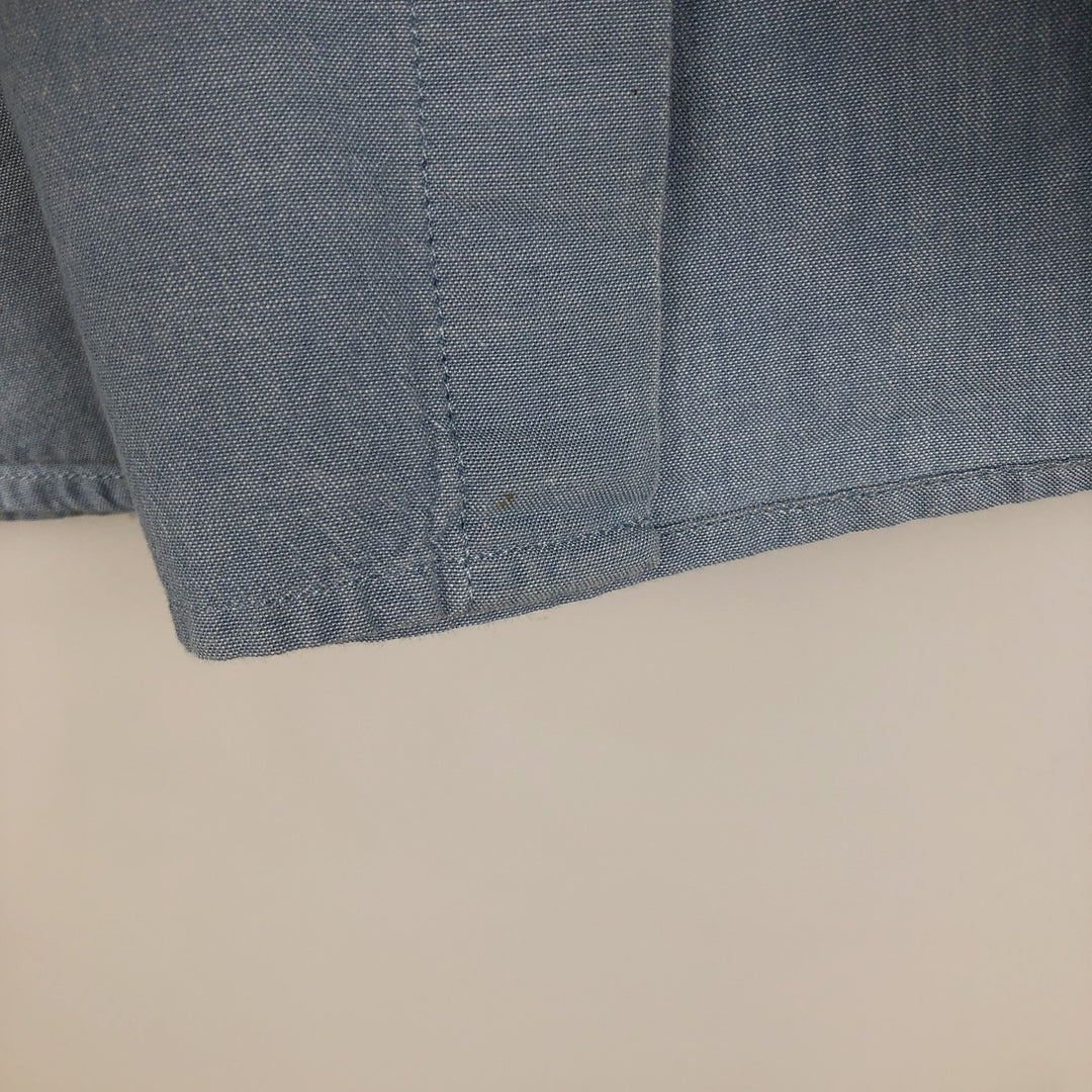 Carhartt Relaxed Fit Short-Sleeve Chambray Shirt, Men's Size XL (approx.) cotton Blue type light blue Vintage Second Hand
