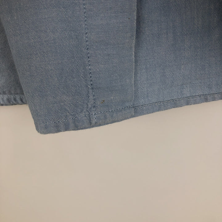 Carhartt Relaxed Fit Short-Sleeve Chambray Shirt, Men's Size XL (approx.) cotton Blue type light blue Vintage Second Hand