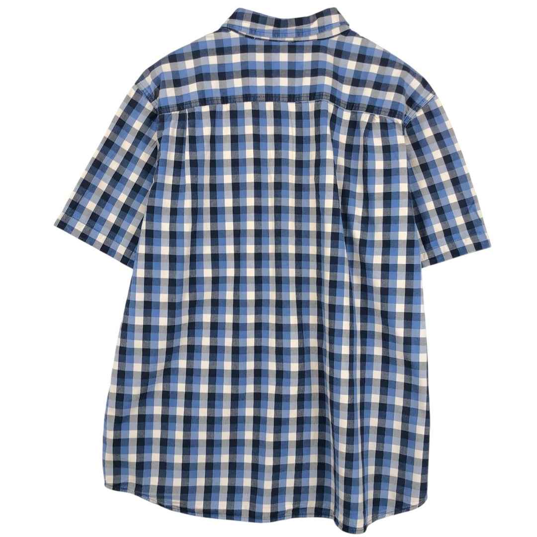 Carhartt RELAXED FIT Check Pattern Short Sleeve Work Shirt Men's XL cotton blue type Vintage Second Hand
