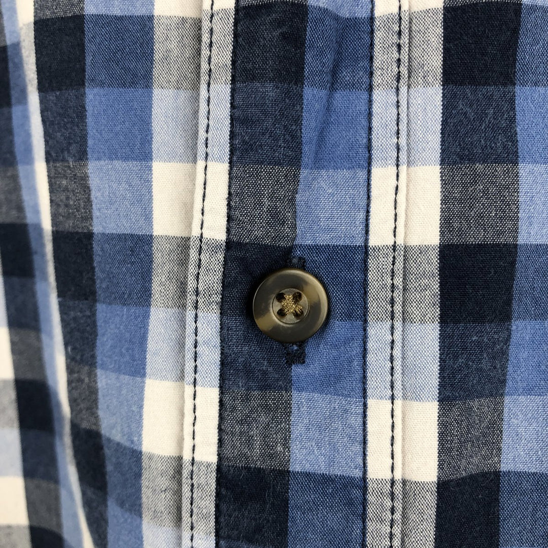Carhartt RELAXED FIT Check Pattern Short Sleeve Work Shirt Men's XL cotton blue type Vintage Second Hand