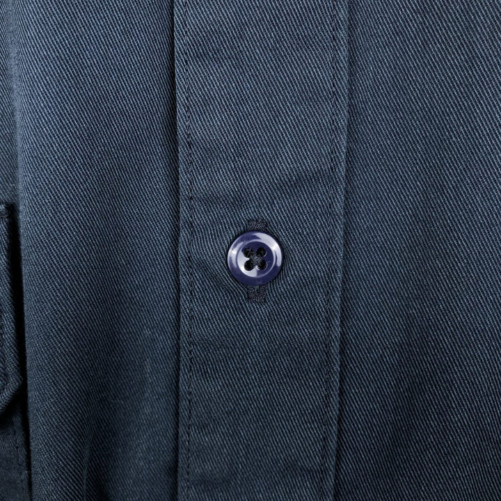 Carhartt Short Sleeve Work Shirt, Boxy Shirt, Men's XL polyester navy blue type Vintage Second Hand