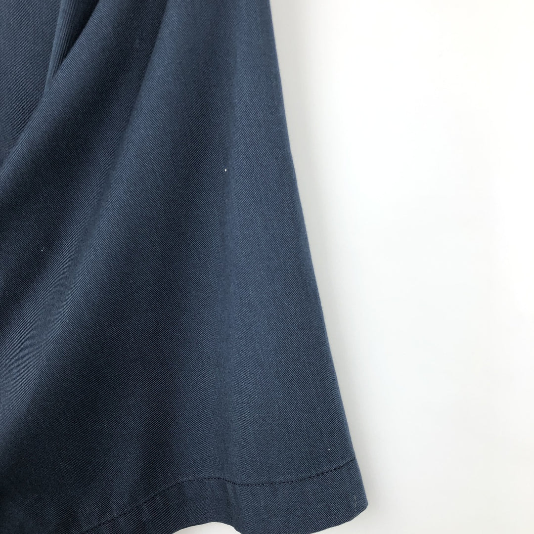 Carhartt Short Sleeve Work Shirt, Boxy Shirt, Men's XL polyester navy blue type Vintage Second Hand
