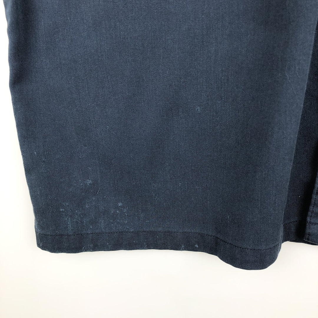 Carhartt Short Sleeve Work Shirt, Boxy Shirt, Men's XL polyester navy blue type Vintage Second Hand