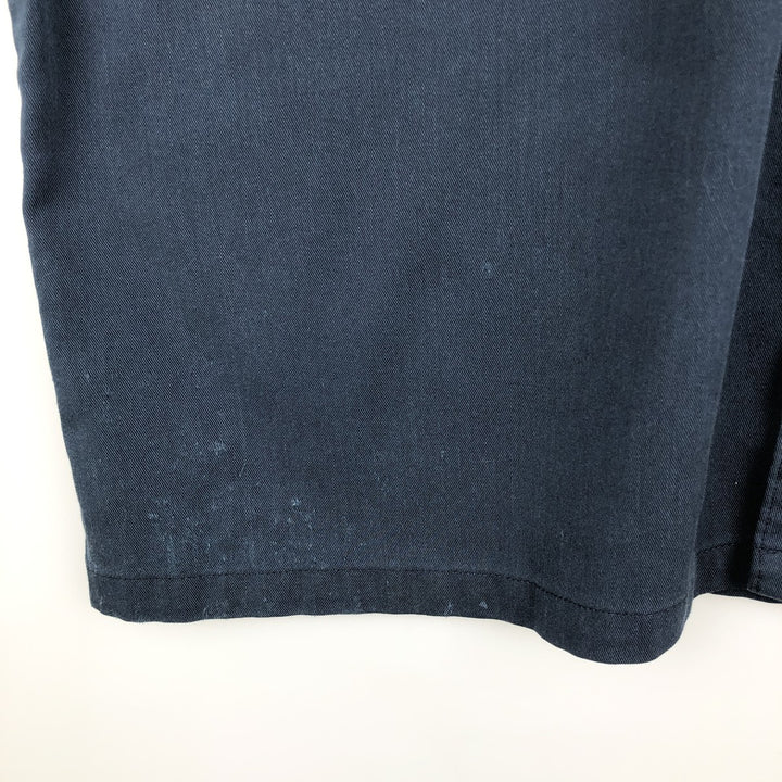 Carhartt Short Sleeve Work Shirt, Boxy Shirt, Men's XL polyester navy blue type Vintage Second Hand