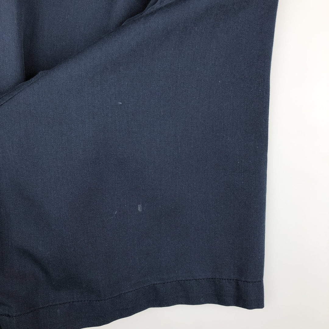 Carhartt Short-Sleeve Work Shirt, Boxy Shirt, Men's Size XXL (approx.) polyester navy blue type Vintage Second Hand