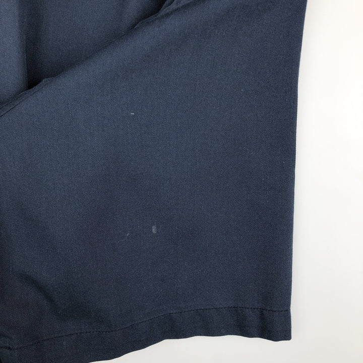 Carhartt Short-Sleeve Work Shirt, Boxy Shirt, Men's Size XXL (approx.) polyester navy blue type Vintage Second Hand