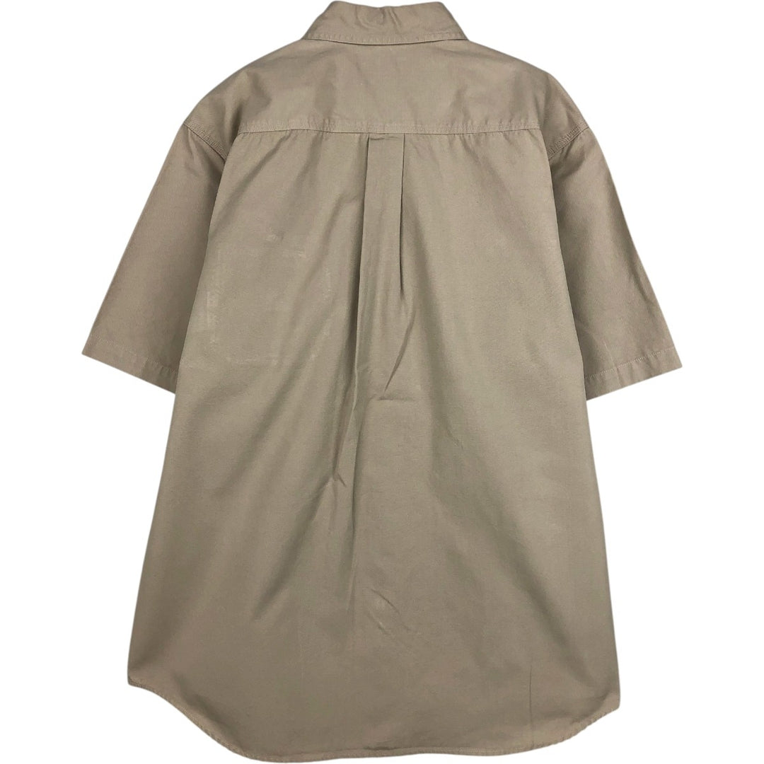 Carhartt short sleeve work shirt, men's size M cotton Beige type Vintage Second Hand