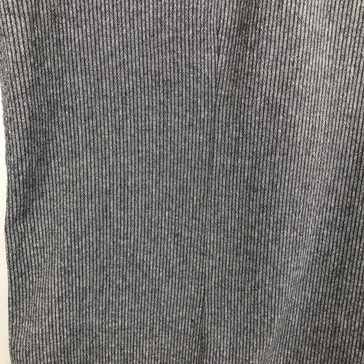 Harley-Davidson Stripe Pattern Hidden Button-Down Short-Sleeve Work Shirt, Men's XXL Equivalent cotton gray type Vintage Second Hand