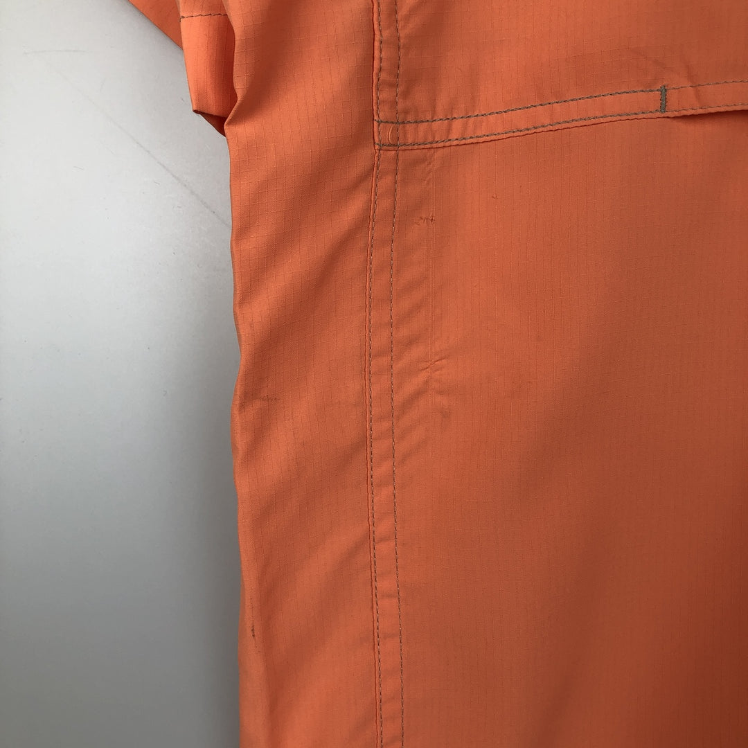 Patagonia Sol Patrol II Shirt 54234SP15 Ripstop Concealed Button-Down Short-Sleeve Fishing Shirt Men's Size L (approx.) polyester coral Vintage Second Hand