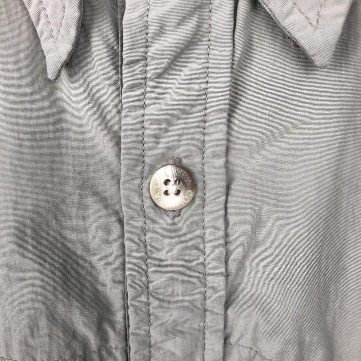 90s-00'S Columbia PFG Hidden Button Down Short Sleeve Fishing Shirt Men's XL Nylon Khaki type Vintage Second Hand