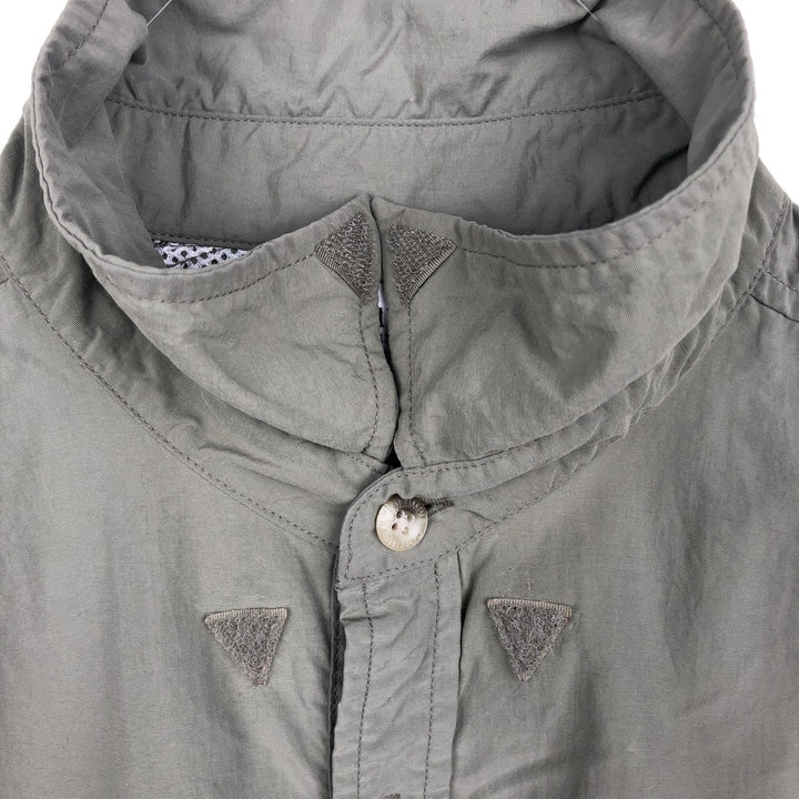 90s-00'S Columbia PFG Hidden Button Down Short Sleeve Fishing Shirt Men's XL Nylon Khaki type Vintage Second Hand