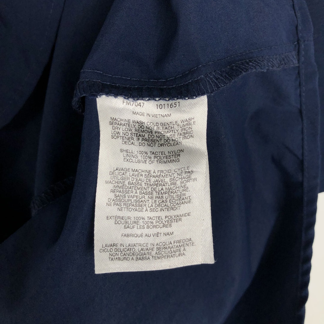 Columbia PFG OMNI-SHADE BAHAMA Button-Down Short-Sleeve Fishing Shirt (Men's XL equivalent) Nylon navy blue type Vintage Second Hand