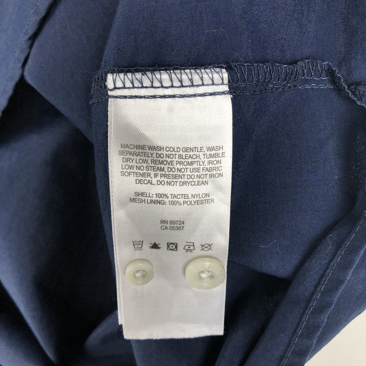 Columbia PFG OMNI-SHADE Omni-Shade Button-Down Short Sleeve Fishing Shirt Men's XL Nylon navy blue type Vintage Second Hand
