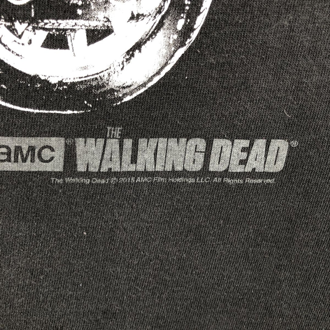 Delta (DELTA) THE WALKING DEAD Daryl Dixon Movie T-Shirt Men's XL (approx.) cotton black type Vintage Second Hand