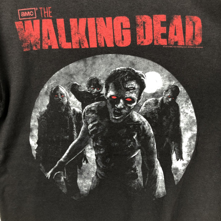 Delta DELTA THE WALKING DEAD Movie T-shirt for men, size M cotton black type Vintage Second Hand