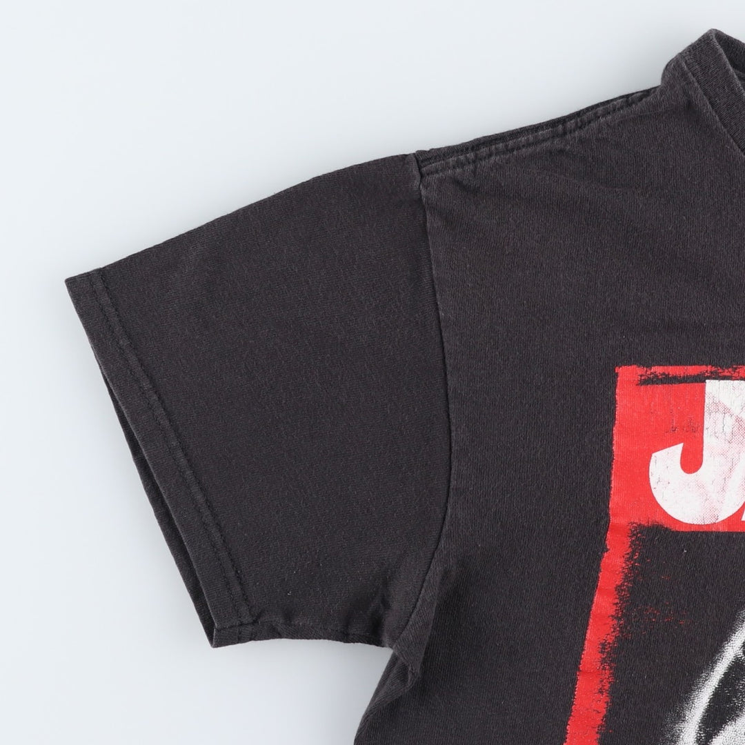 JAWS Movie T-Shirt (Men's Size S) cotton black type Vintage Second Hand
