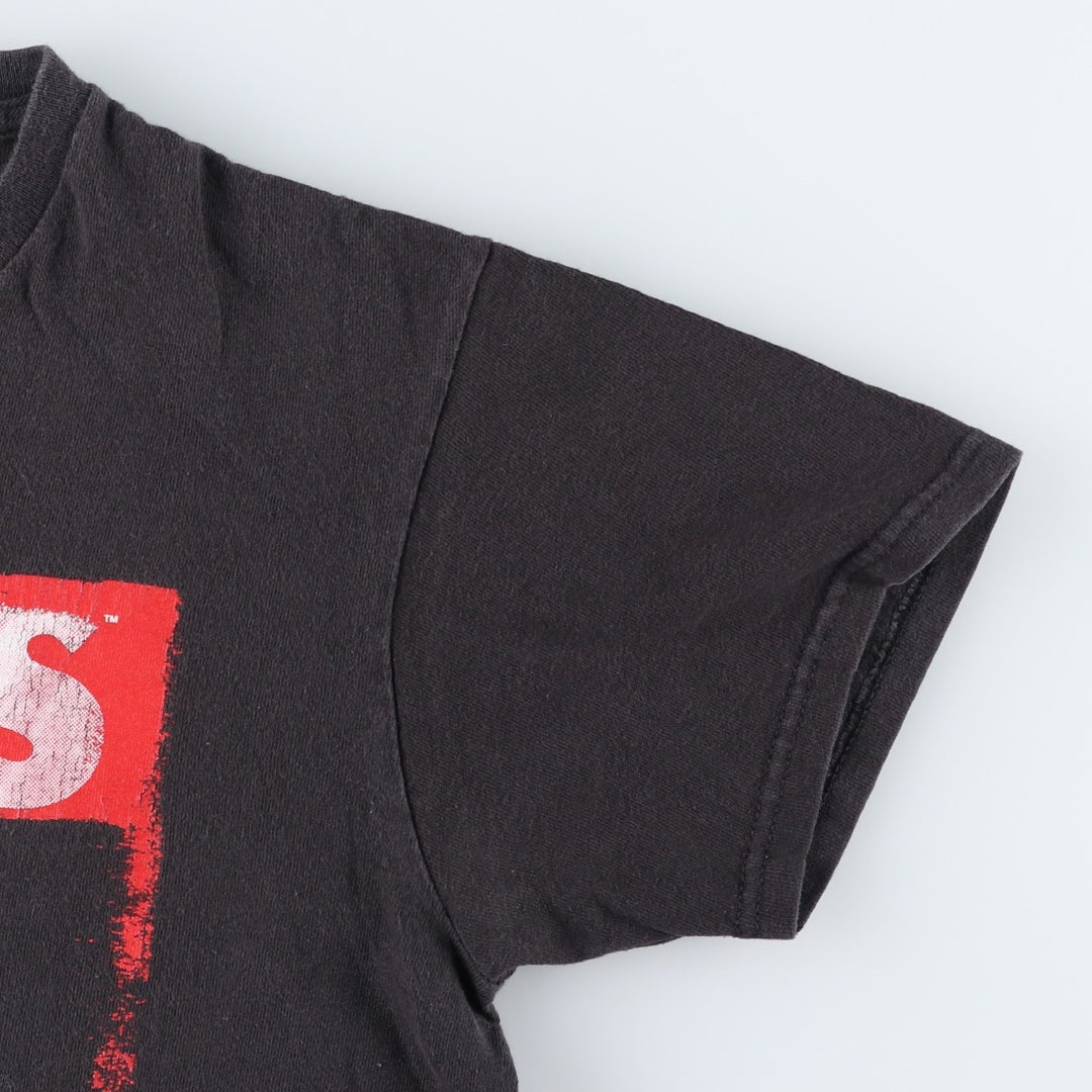 JAWS Movie T-Shirt (Men's Size S) cotton black type Vintage Second Hand