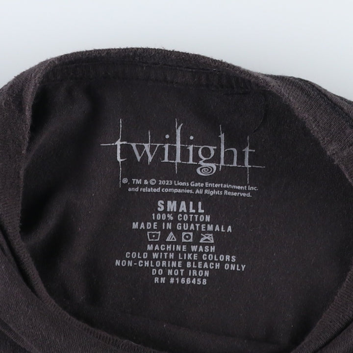 TWILIGHT Movie T-shirt (Men's size S) cotton black type Vintage Second Hand