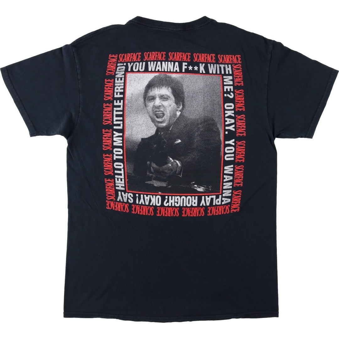 Ripple Junction Scarface Movie T-Shirt (Men's Size M) cotton black type Vintage Second Hand