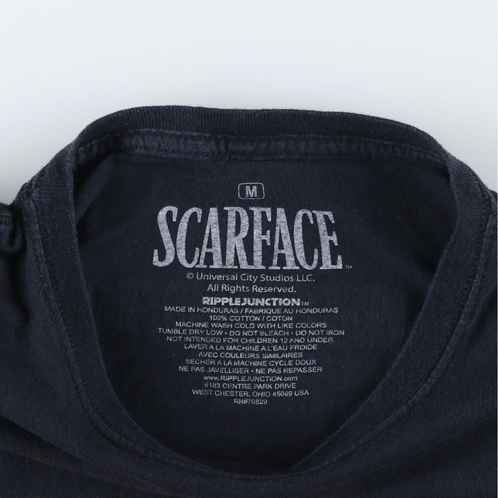 Ripple Junction Scarface Movie T-Shirt (Men's Size M) cotton black type Vintage Second Hand