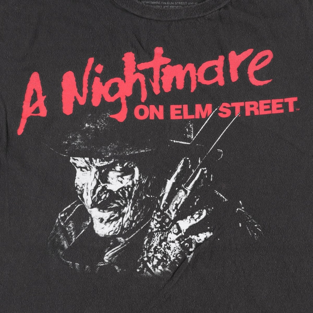 A NIGHTMARE ON ELM STREET Freddy Krueger Movie T-Shirt (Men's Size L) cotton black type Vintage Second Hand