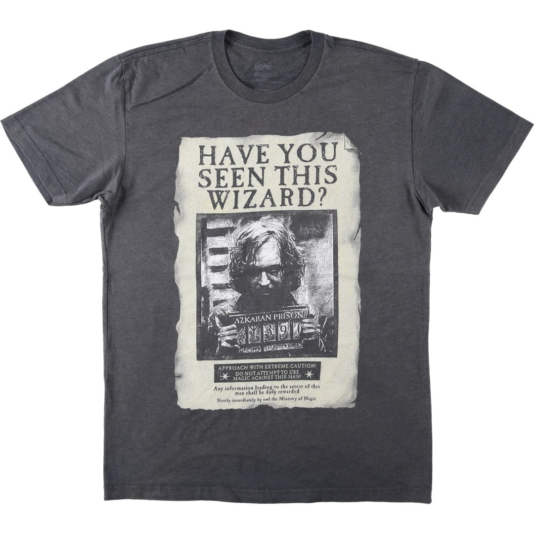 Harry Potter Sirius Black Movie T-Shirt (Men's Size M) cotton Charcoal Vintage Second Hand