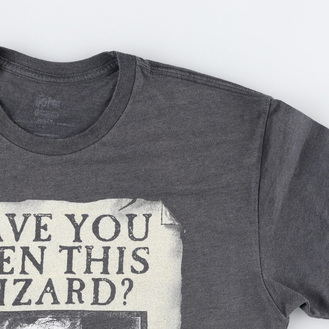 Harry Potter Sirius Black Movie T-Shirt (Men's Size M) cotton Charcoal Vintage Second Hand