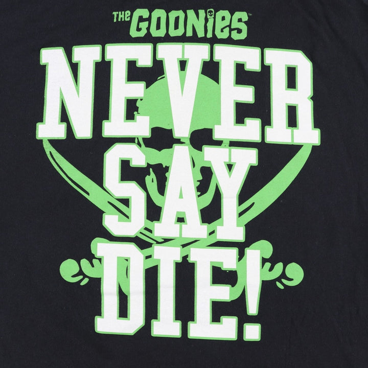 Ripple Junction THE GOONIES Skull Pattern Movie T-Shirt (Men's XL equivalent) cotton black type Vintage Second Hand
