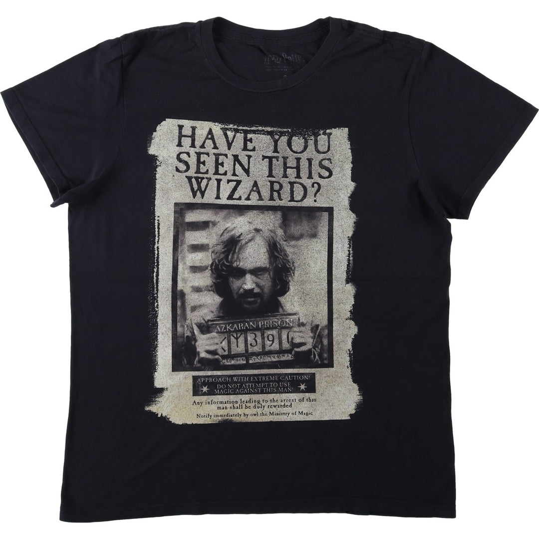 Harry Potter Sirius Black Movie T-Shirt (Men's Size S) cotton black type Vintage Second Hand