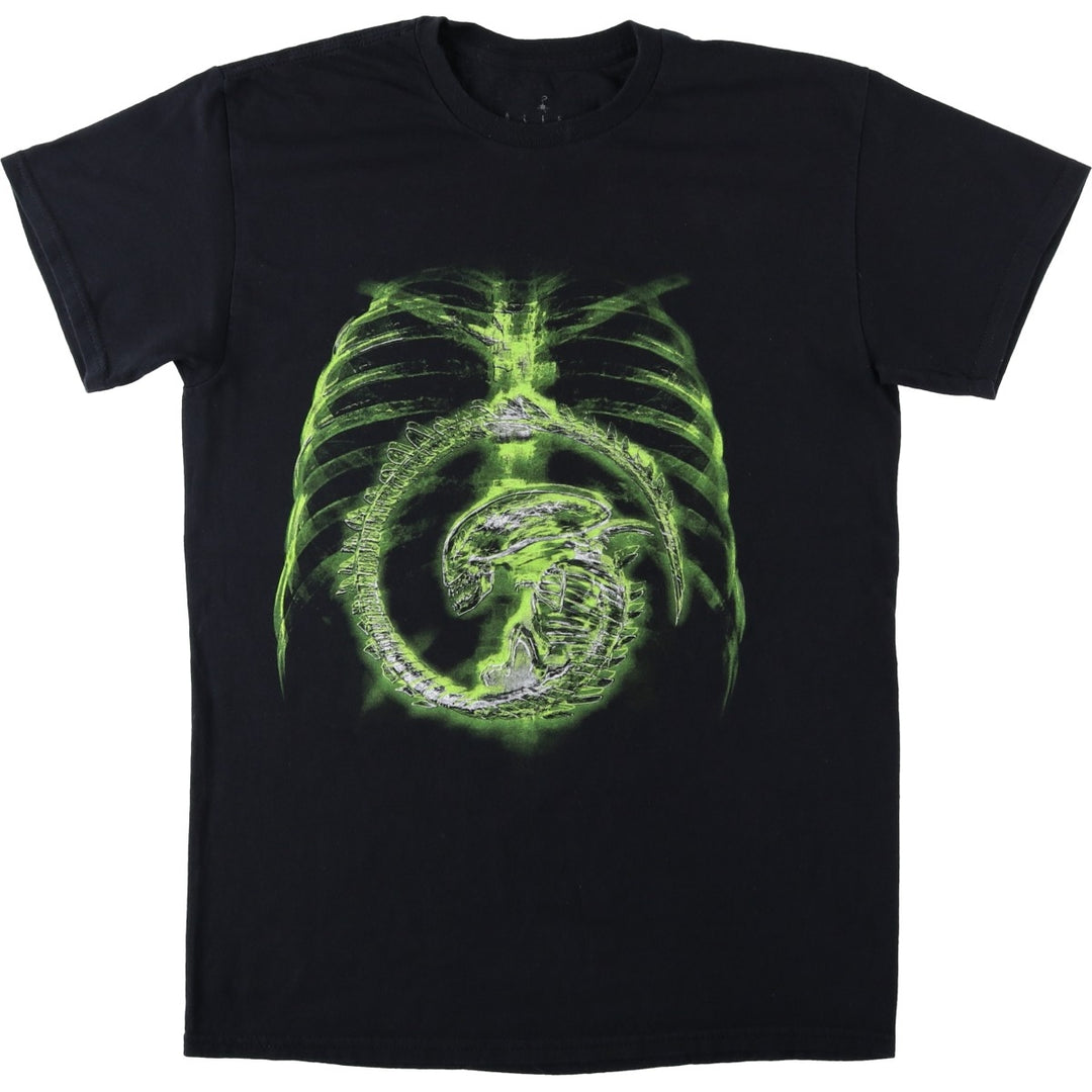 ALIEN Movie T-shirt (Men's size M) cotton black type Vintage Second Hand