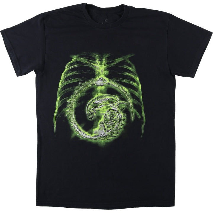 ALIEN Movie T-shirt (Men's size M) cotton black type Vintage Second Hand