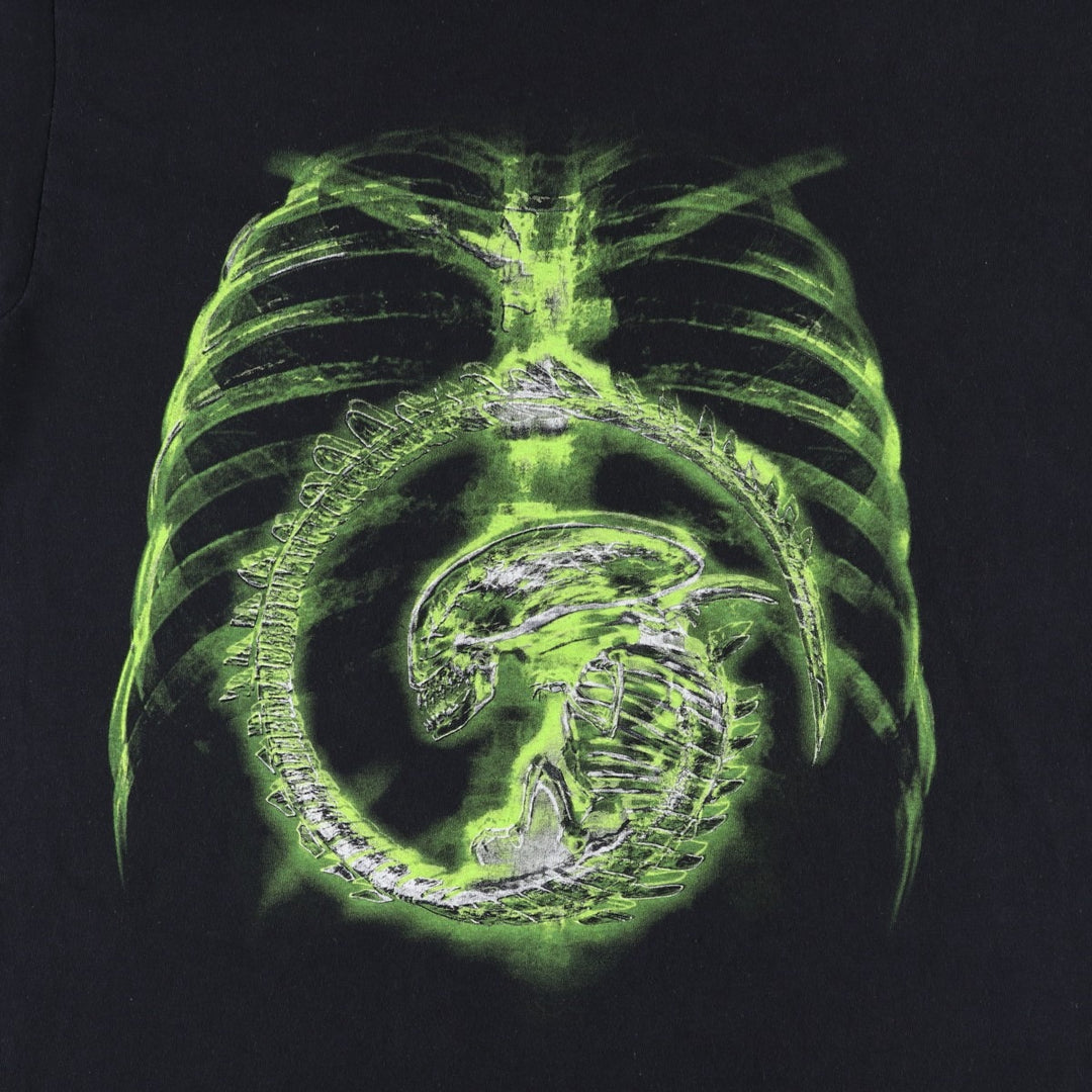 ALIEN Movie T-shirt (Men's size M) cotton black type Vintage Second Hand