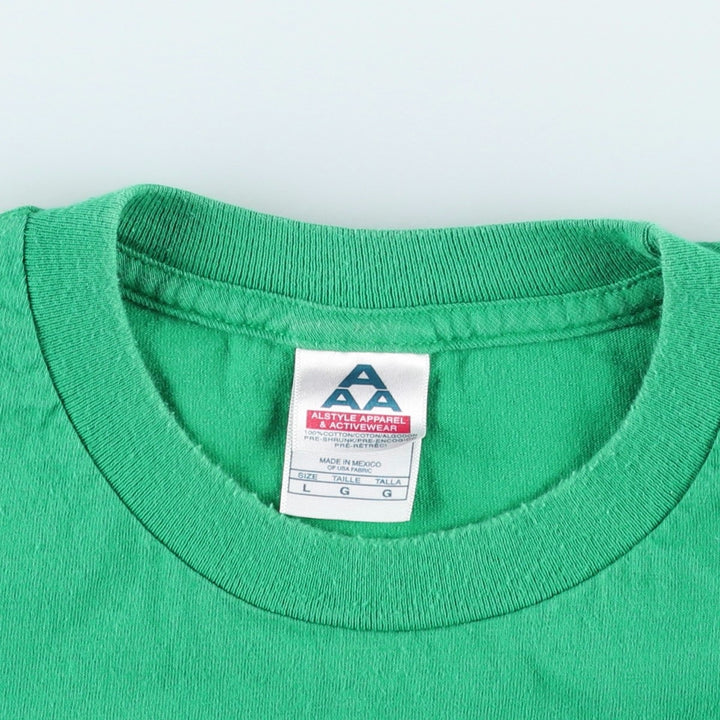 2000'S ALSTYLE A CHRISTMAS STORY Movie T-shirt (Men's size L) cotton green type Vintage Second Hand