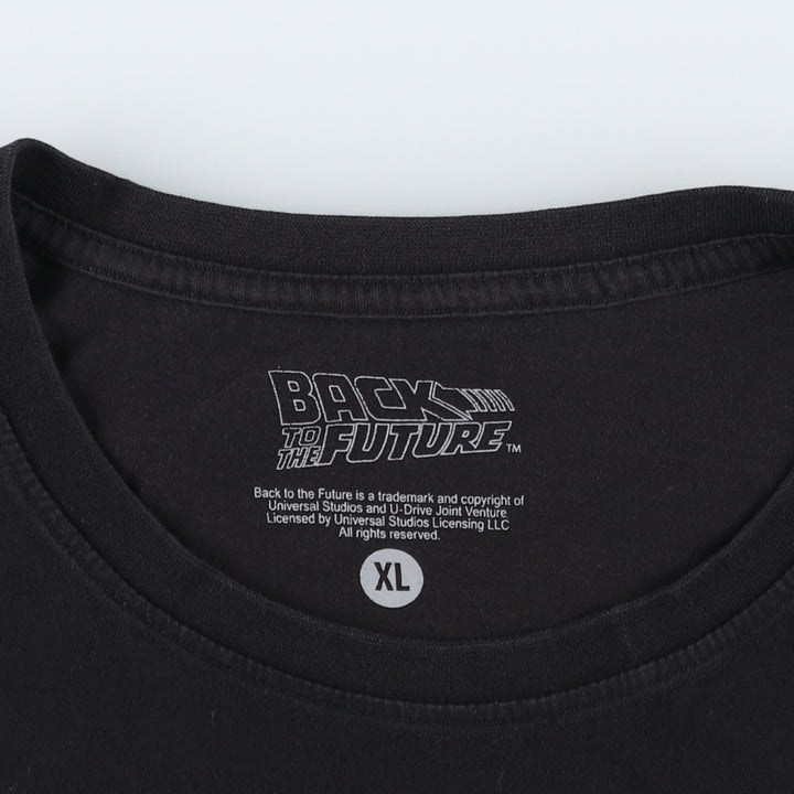 BACK TO THE FUTURE Back to the Future Movie T-Shirt Men's XL cotton black type Vintage Second Hand