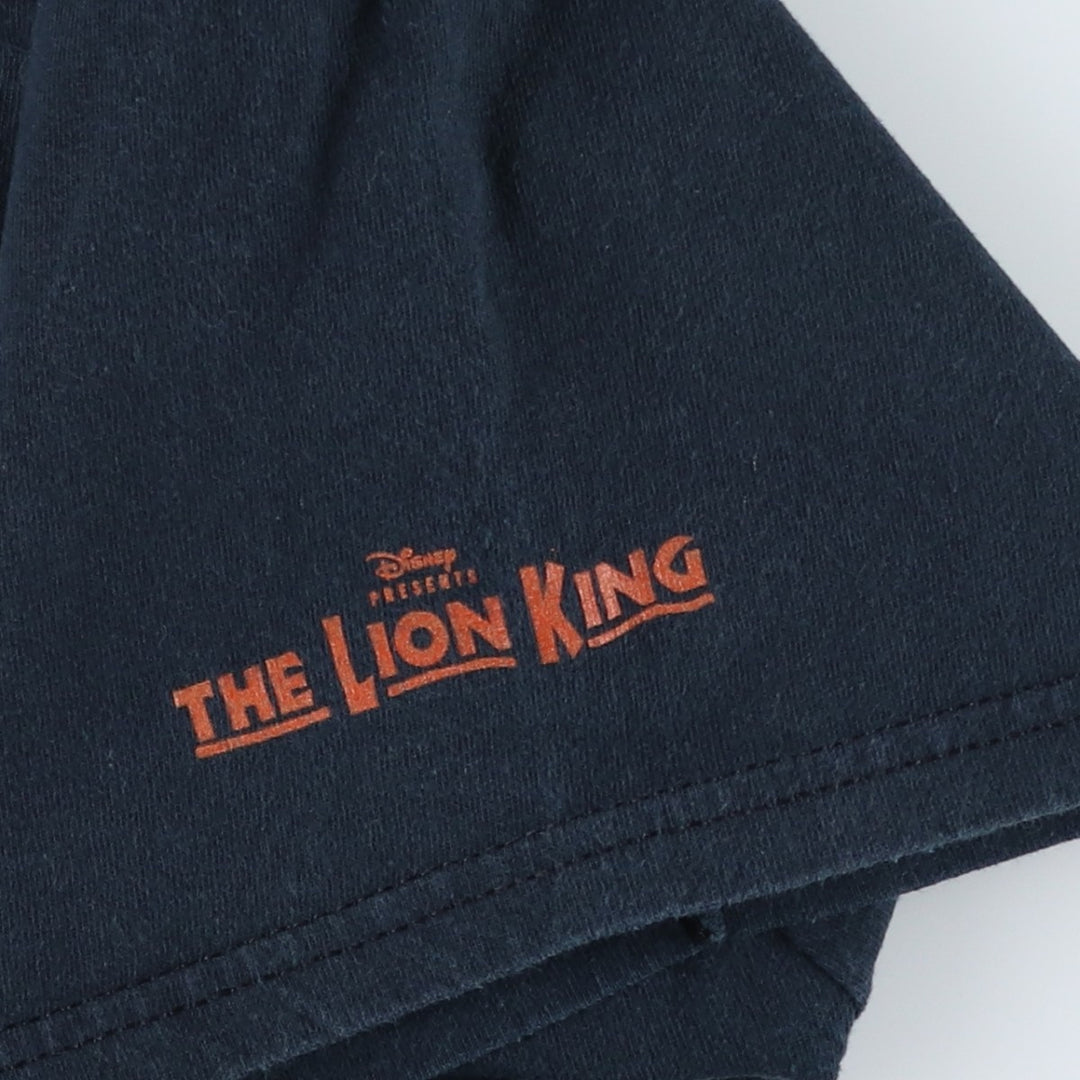 THE LION KING Scar Musical Print T-Shirt (Men's Size L) unclear black type Vintage Second Hand