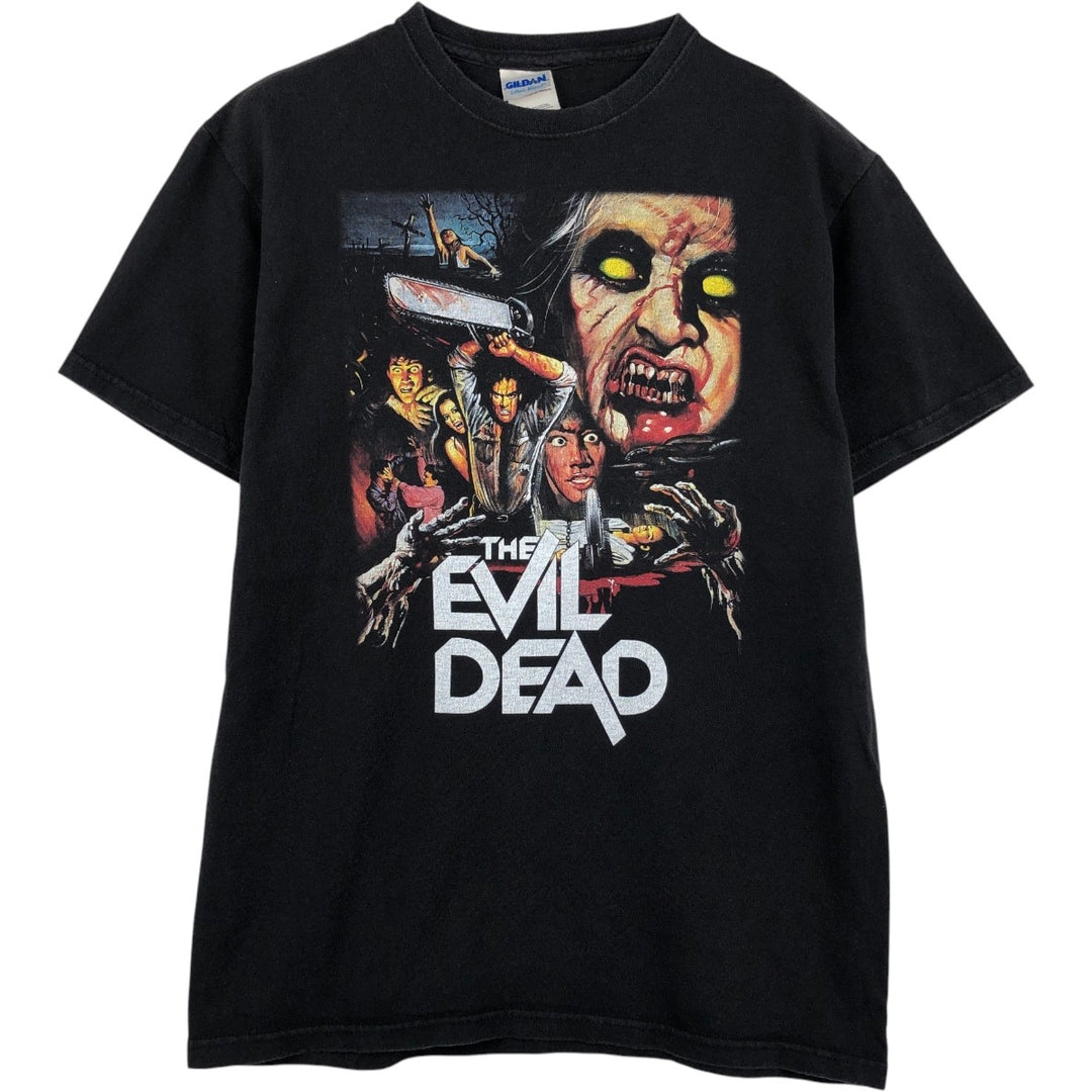 Gildan THE EVIL DEAD Movie T-Shirt (Men's Size L) cotton black type Vintage Second Hand