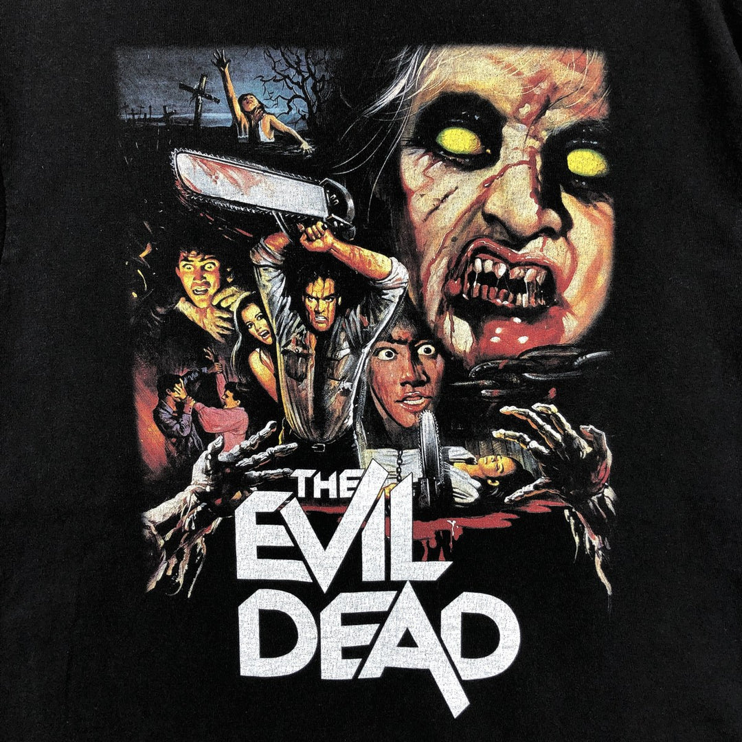 Gildan THE EVIL DEAD Movie T-Shirt (Men's Size L) cotton black type Vintage Second Hand