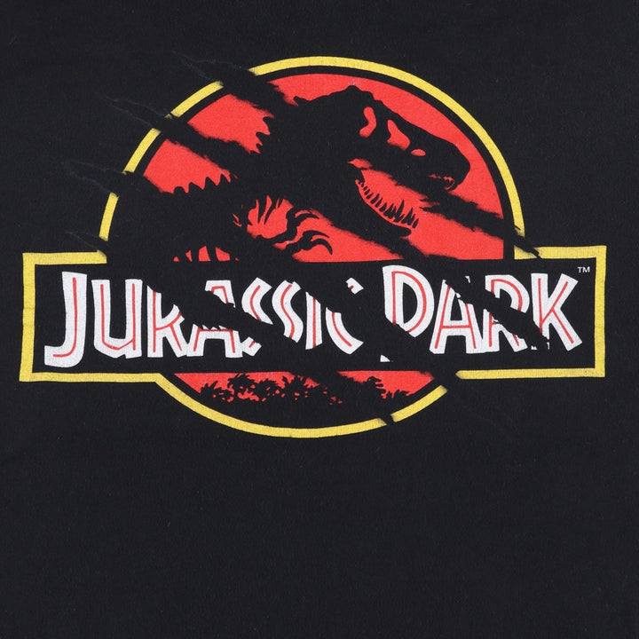 Gildan Jurassic Park Movie T-Shirt (Men's Size L) cotton black type Vintage Second Hand
