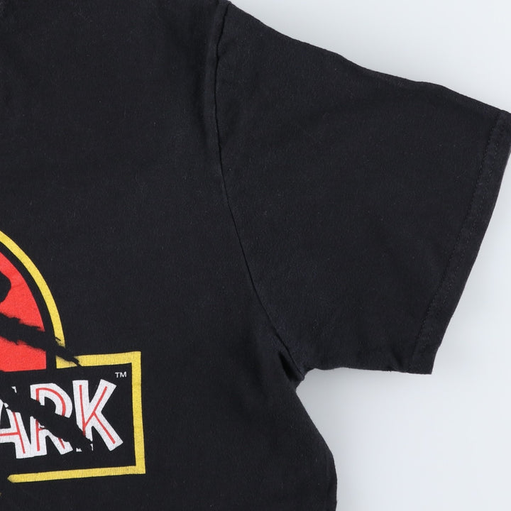 Gildan Jurassic Park Movie T-Shirt (Men's Size L) cotton black type Vintage Second Hand