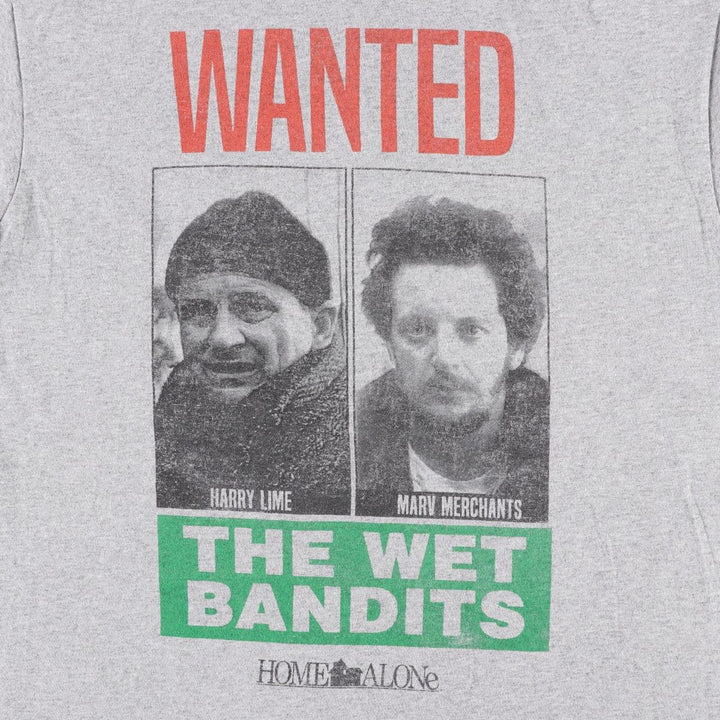 HOME ALONE Home Alone Movie T-shirt Men's L size cotton gray type Vintage Second Hand