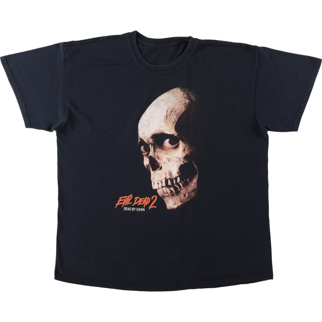 Evil Dead II Movie T-Shirt (Men's Size L) unclear black type Vintage Second Hand